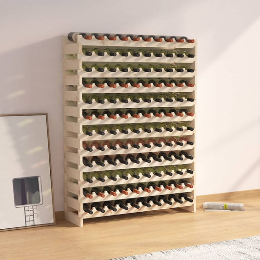 Vinställ 101x29x134 cm massiv furu