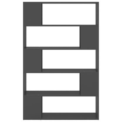 Bokhylla Grå rumsavdelare 100x24x155 cm