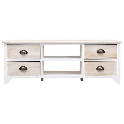 TV-Möbel Trä TV-Bänk 108x30x40 cm massivt paulowniaträ