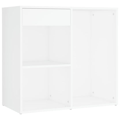 Sminkbord LED med skåp Vit