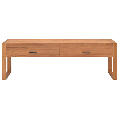 Tv-bänk 120x40x45 cm massiv teak