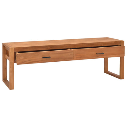 Tv-bänk 120x40x45 cm massiv teak