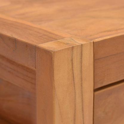 Tv-bänk 120x40x45 cm massiv teak