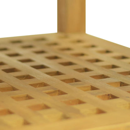 Soffbord Trä 60x60x40 cm massiv teak