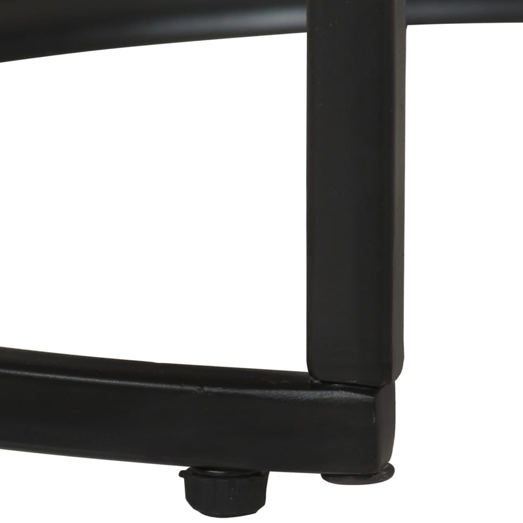 Soffbord Trä 2 st grovt mangoträ