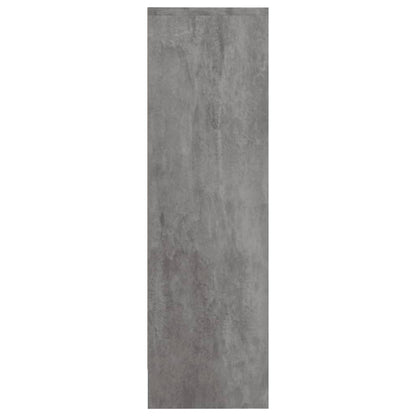 Skoställ Betonggrå Skoskåp med 2 dörrar 59x24x74 cm