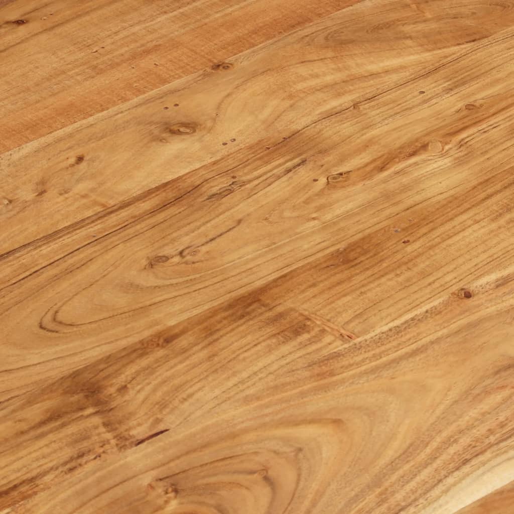 Soffbord Trä 80x80x40 cm massivt akaciaträ