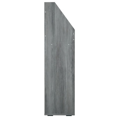 Tidskriftshållare för barn Betonggrå 71x30x114 cm