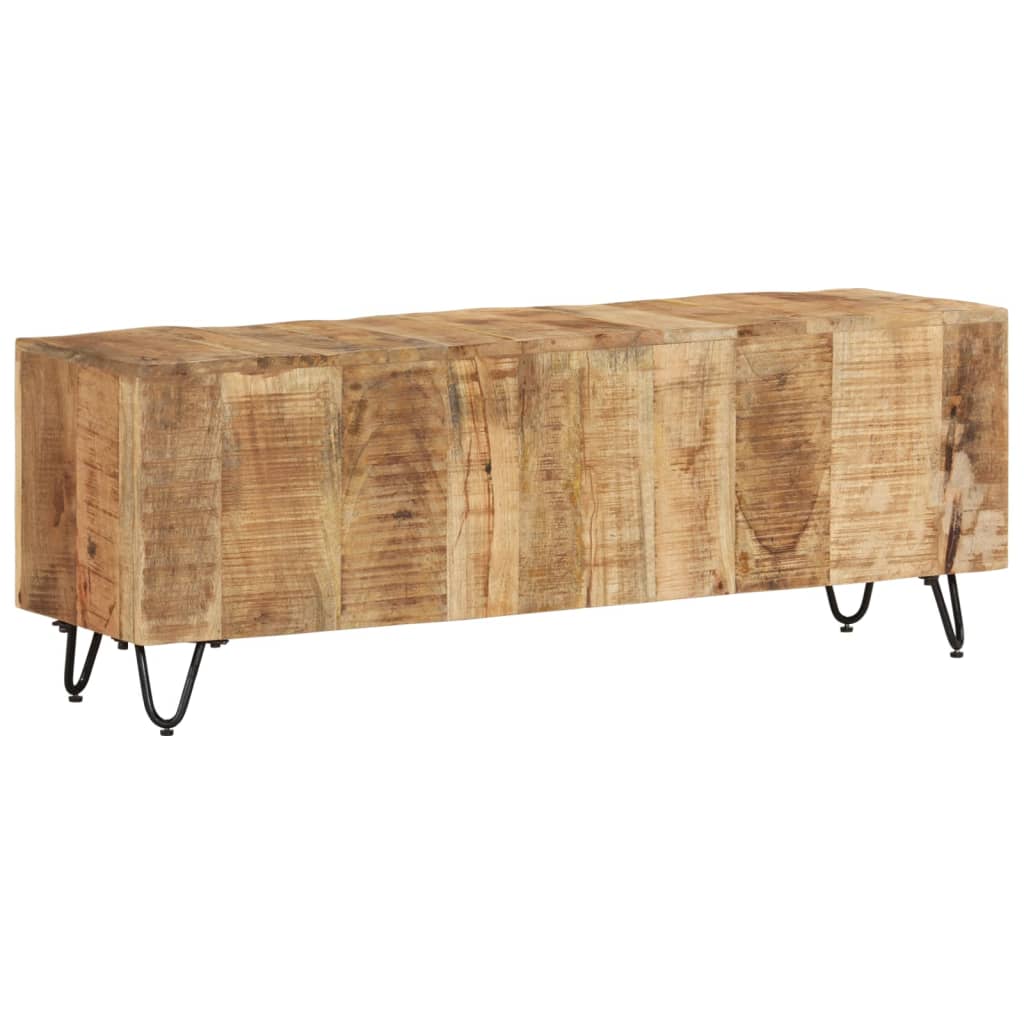 Tv-bänk 110x30x40 cm massivt mangoträ