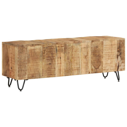 Tv-bänk 110x30x40 cm massivt mangoträ