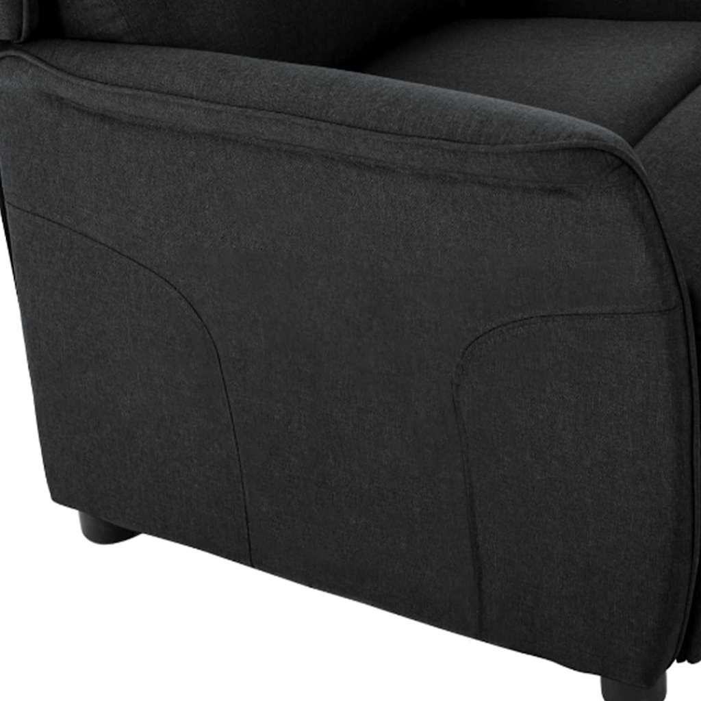Fåtölj Svart Reclinerfåtölj 67.5 x 93.5 x 101.5 cm tyg