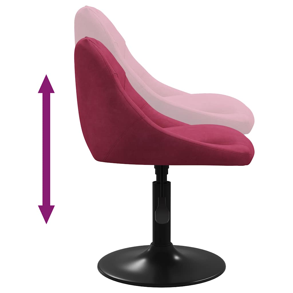 Matstol Vinröd sammet