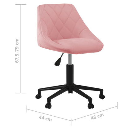 Matstol Rosa Snurrbar sammet