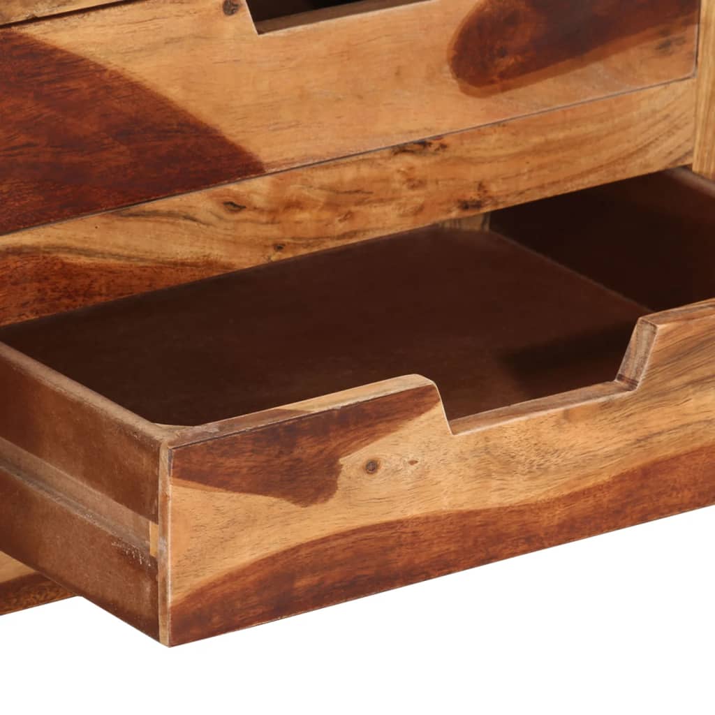 TV-Möbel Trä TV-Bänk 90x34,5x50 cm massivt akaciaträ