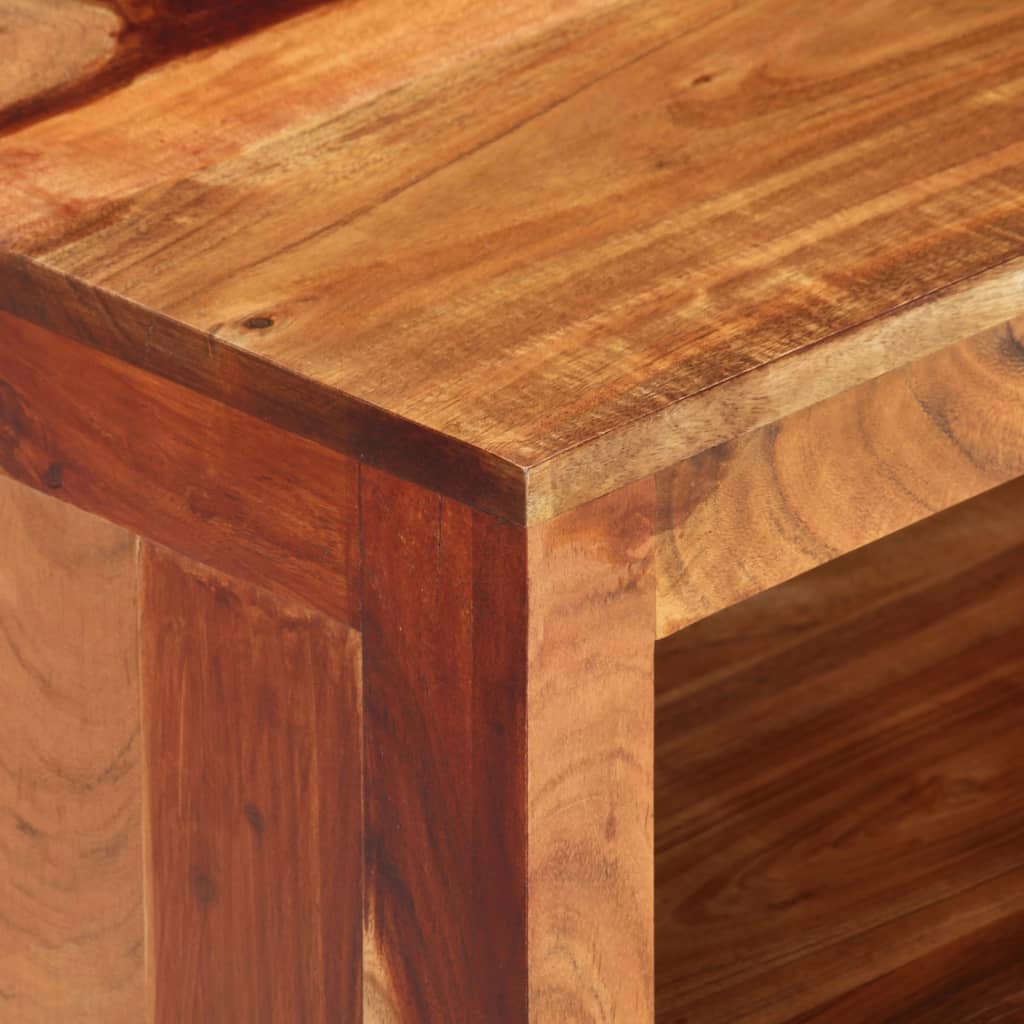 TV-Möbel Trä TV-Bänk 110x30x40 cm massiv akacia