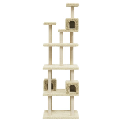 Kattmöbel Klösträd med sisalpelare gräddvit 188 cm