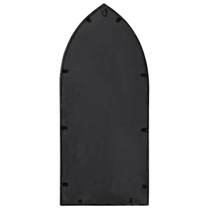 Väggspegel Svart 70x30 cm järn