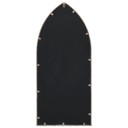 Väggspegel sandfärgad 100x45 cm järn för inomhusbruk