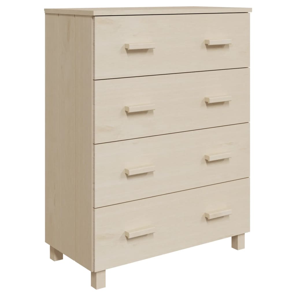 Byrå Honungsbrun HAMAR Honungsbrun 79x40x103,5 cm massiv furu