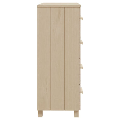 Byrå Honungsbrun HAMAR Honungsbrun 79x40x103,5 cm massiv furu