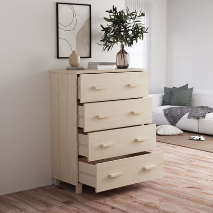 Byrå Honungsbrun HAMAR Honungsbrun 79x40x103,5 cm massiv furu