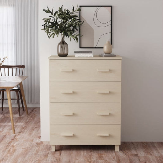 Byrå Honungsbrun HAMAR Honungsbrun 79x40x103,5 cm massiv furu
