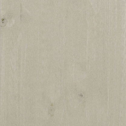 Byrå Vit HAMAR Vit 79x40x103,5 cm massiv furu