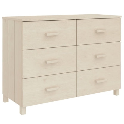 Byrå Honungsbrun HAMAR Honungsbrun 113x40x80 cm massiv furu