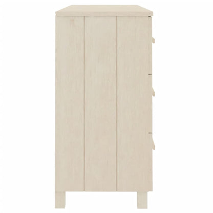 Byrå Honungsbrun HAMAR Honungsbrun 113x40x80 cm massiv furu