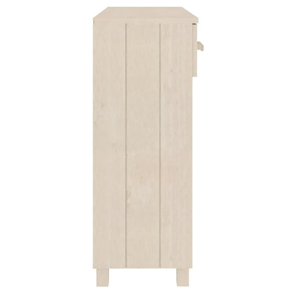 Avlastningsbord Konsollbord Trä HAMAR Honungsbrun 90x35x90 cm massiv furu