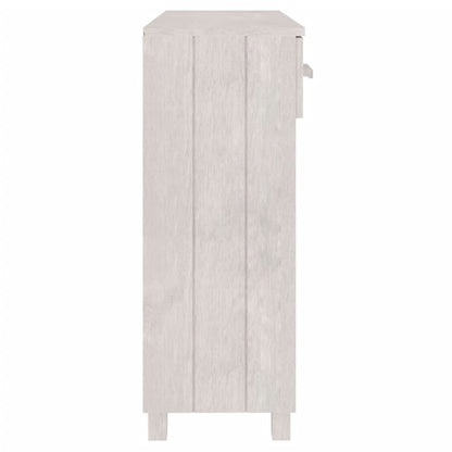 Avlastningsbord Konsollbord Vit HAMAR 90x35x90 cm massiv furu