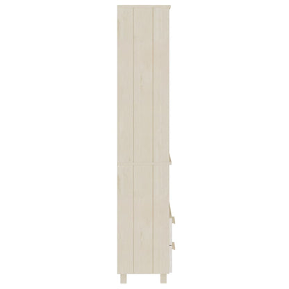 Skåp Brun Honungsbrun HAMAR 60x35x180 cm massiv furu
