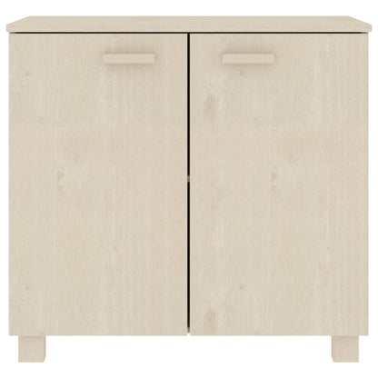 Skåp HAMAR honungsbrun 85x35x80 cm massiv furu