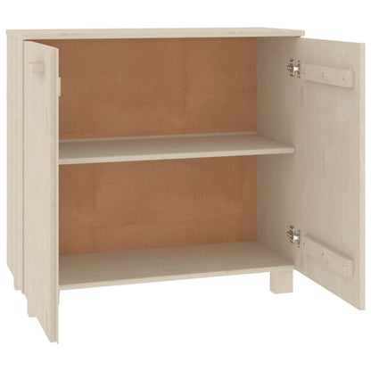 Skåp HAMAR honungsbrun 85x35x80 cm massiv furu