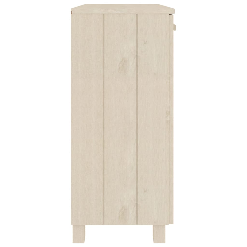 Skåp HAMAR honungsbrun 85x35x80 cm massiv furu
