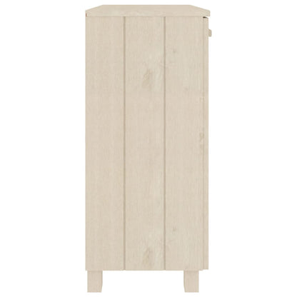 Skåp HAMAR honungsbrun 85x35x80 cm massiv furu
