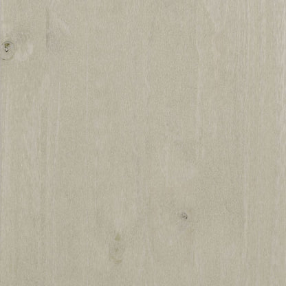 Byrå Vit HAMAR Vit 85x35x80 cm massiv furu