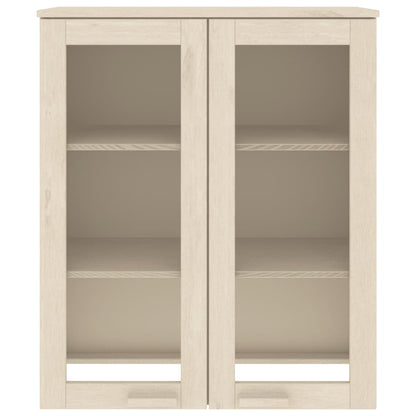 Skänk Honungsbrun Överdel till högskåp HAMAR 85x35x100 cm massiv furu