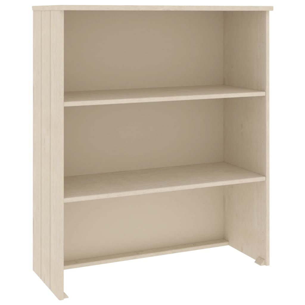 Bokhylla Honungsbrun Överdel till Skåp HAMAR 85x35x100 cm massiv furu