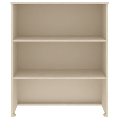 Bokhylla Honungsbrun Överdel till Skåp HAMAR 85x35x100 cm massiv furu