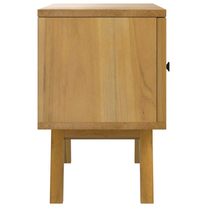 Tv-bänk 110x30x50 cm massiv teak