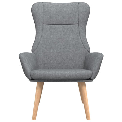 Fåtölj Ljusgrå Vilstol tyg