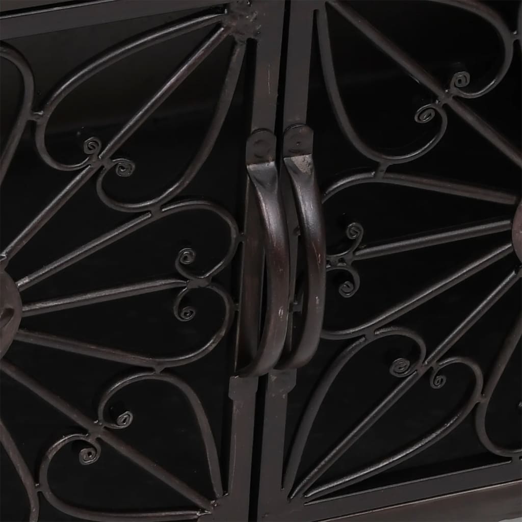 TV-Möbel DIV. TV-Bänk silver 110x30x40 cm järn