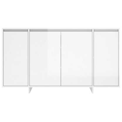 Skänk Högglans Vit 135x41x75 cm