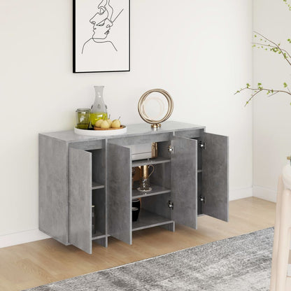 Byrå Betonggrå 120x41x75 cm