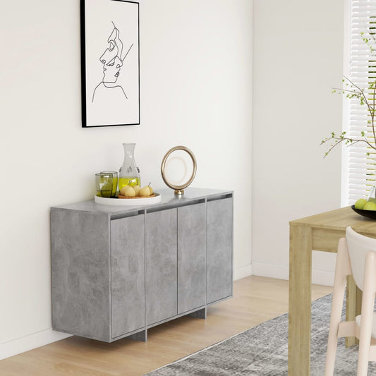 Byrå Betonggrå 120x41x75 cm