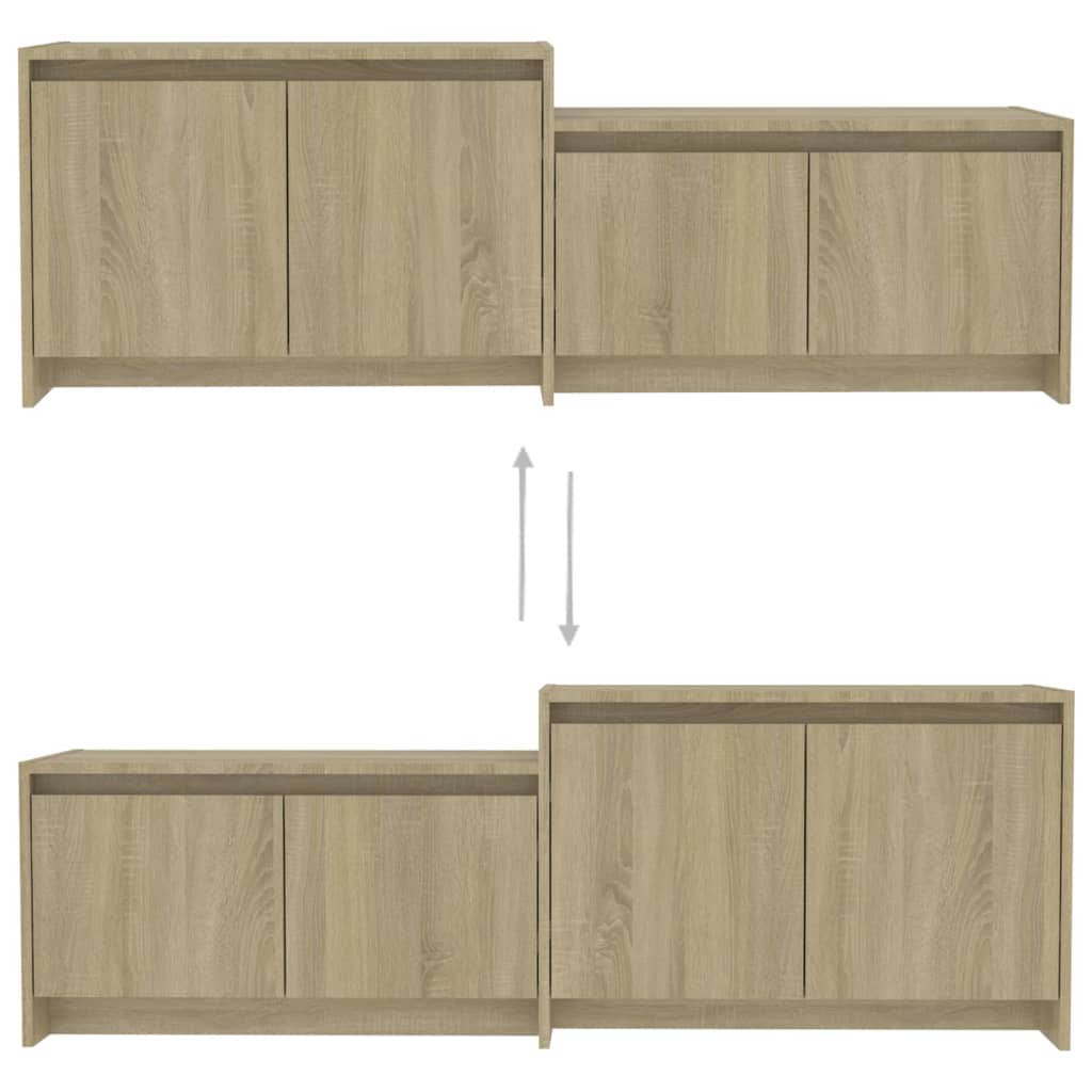 TV-Möbel Sonoma Ek TV-Bänk 146,5x35x50 cm