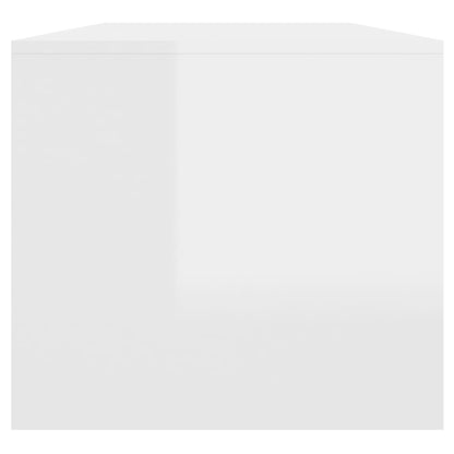 Soffbord Högglans Vit 102x50x45 cm