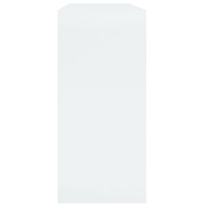 Avlastningsbord Konsollbord Högglans Vit 100x35x76,5 cm