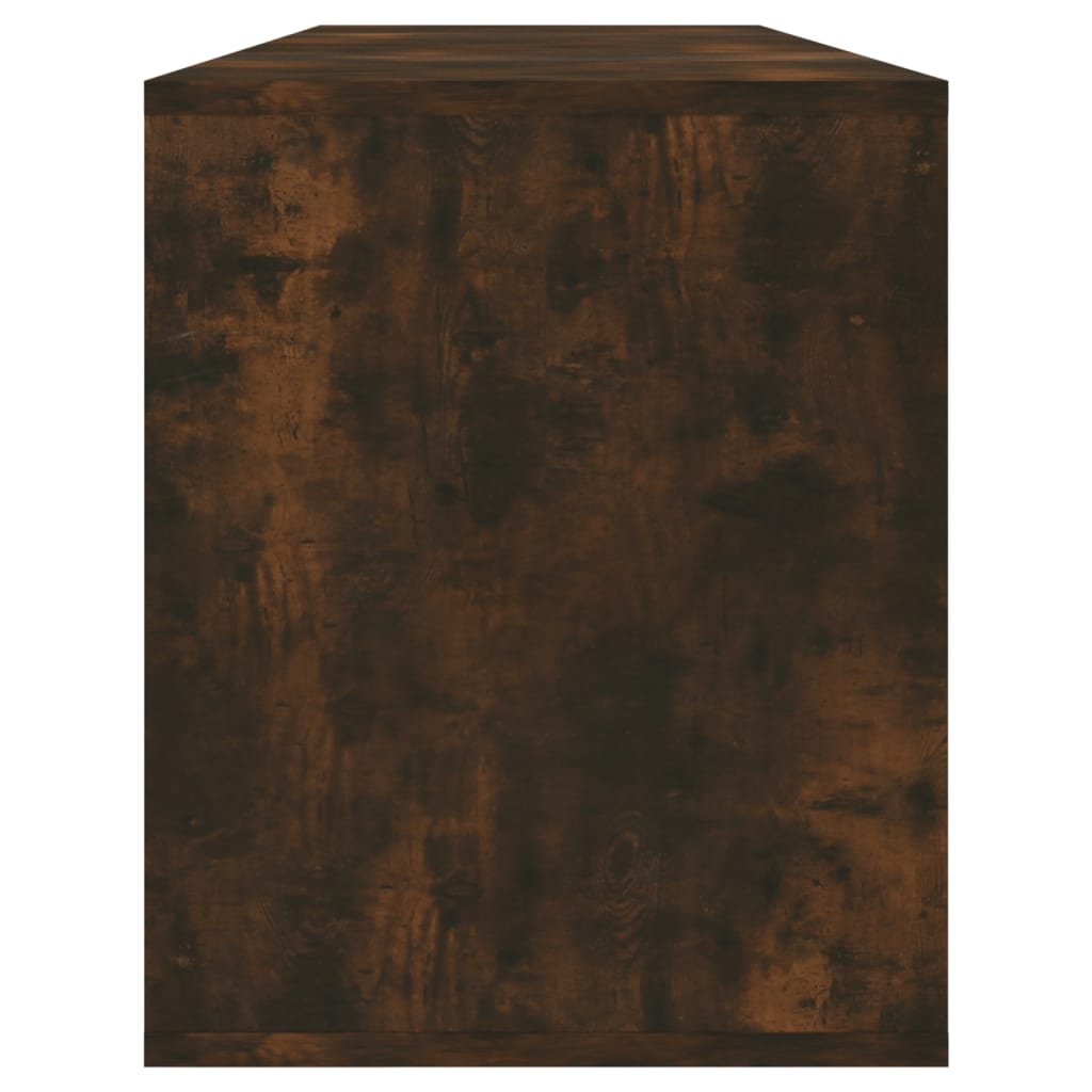 TV-Möbel Rökfärgad Ek TV-Bänk 130x35x50 cm